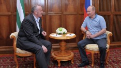 Путин посетил Абхазию Путин посетил Абхазию